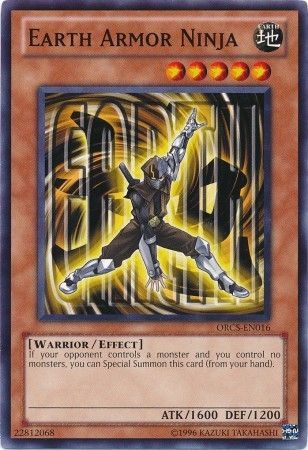 Earth Armor Ninja ORCS EN016 Common Unlimited Order of Chaos Unlimited Singles Earth Armor Ninja ORCS EN016 Common Unlimited Order of Chaos Unlimited Singles