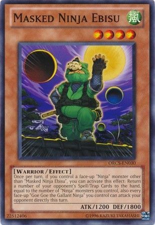 Masked Ninja Ebisu ORCS EN030 Common Unlimited Order of Chaos Unlimited Singles Masked Ninja Ebisu ORCS EN030 Common Unlimited Order of Chaos Unlimited Singles