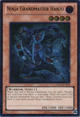 Ultimate Rare Ninja Grandmaster Hanzo ORCS EN029 Unlimited Order of Chaos Unlimited Singles Ultimate Rare Ninja Grandmaster Hanzo ORCS EN029 Unlimited Order of Chaos Unlimited Singles