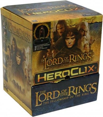 Lord of the Rings Fellowship of the Ring Display Box of 24 Booster Packs Heroclix Heroclix Sealed Product Lord of the Rings Fellowship of the Ring Display Box of 24 Booster Packs Heroclix Heroclix Sealed Product