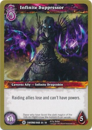 Infinite Suppressor Caverns Raid 26 39 Common WoW Caverns of Time Raid Deck Singles Infinite Suppressor Caverns Raid 26 39 Common WoW Caverns of Time Raid Deck Singles