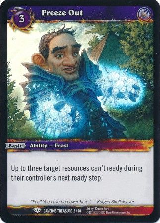 Freeze Out Caverns Treasure 2 70 Foil Common WoW Caverns of Time Treasure Pack Singles Freeze Out Caverns Treasure 2 70 Foil Common WoW Caverns of Time Treasure Pack Singles