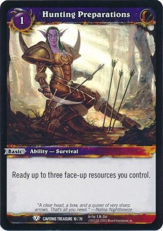 Hunting Preparations Caverns Treasure 10 70 Foil Common Hunting Preparations Caverns Treasure 10 70 Foil Common