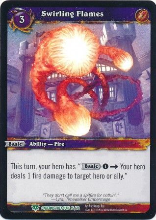 Swirling Flames Caverns Treasure 15 70 Foil Uncommon WoW Caverns of Time Treasure Pack Singles Swirling Flames Caverns Treasure 15 70 Foil Uncommon WoW Caverns of Time Treasure Pack Singles