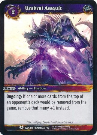 Umbral Assault Caverns Treasure 23 70 Foil Common WoW Caverns of Time Treasure Pack Singles Umbral Assault Caverns Treasure 23 70 Foil Common WoW Caverns of Time Treasure Pack Singles
