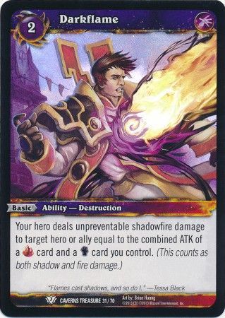 Darkflame Caverns Treasure 31 70 Foil Common WoW Caverns of Time Treasure Pack Singles Darkflame Caverns Treasure 31 70 Foil Common WoW Caverns of Time Treasure Pack Singles