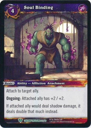 Soul Binding Caverns Treasure 33 70 Foil Uncommon WoW Caverns of Time Treasure Pack Singles Soul Binding Caverns Treasure 33 70 Foil Uncommon WoW Caverns of Time Treasure Pack Singles