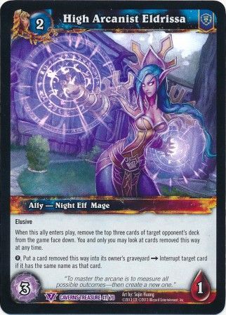 High Arcanist Eldrissa Caverns Treasure 41 70 Foil Epic Rare High Arcanist Eldrissa Caverns Treasure 41 70 Foil Epic Rare