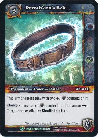 Peroth arn s Belt Caverns Treasure 58 70 Foil Uncommon WoW Caverns of Time Treasure Pack Singles Peroth arn s Belt Caverns Treasure 58 70 Foil Uncommon WoW Caverns of Time Treasure Pack Singles