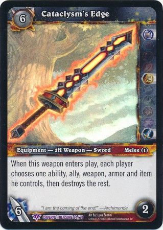 Cataclysm s Edge Caverns Treasure 64 70 Foil Epic Rare WoW Caverns of Time Treasure Pack Singles Cataclysm s Edge Caverns Treasure 64 70 Foil Epic Rare WoW Caverns of Time Treasure Pack Singles