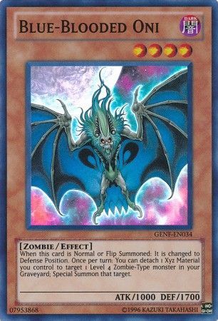 Blue Blooded Oni GENF EN034 Super Rare Unlimited Generation Force Unlimited Singles Blue Blooded Oni GENF EN034 Super Rare Unlimited Generation Force Unlimited Singles