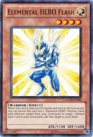 Elemental Hero Flash GENF EN090 Common Unlimited Elemental Hero Flash GENF EN090 Common Unlimited