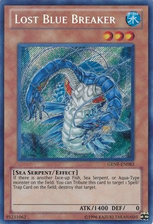 Lost Blue Breaker GENF EN083 Secret Rare Unlimited Lost Blue Breaker GENF EN083 Secret Rare Unlimited