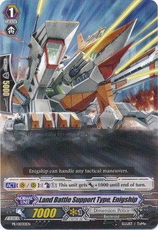 Land Battle Support Type Enigship PR 0030EN Tournament Participation Promo Cardfight Vanguard Promos Land Battle Support Type Enigship PR 0030EN Tournament Participation Promo Cardfight Vanguard Promos