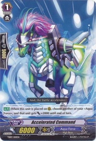 Accelerated Command TD07 010EN Trial Deck 7 Descendants of the Marine Emperor Singles Accelerated Command TD07 010EN Trial Deck 7 Descendants of the Marine Emperor Singles