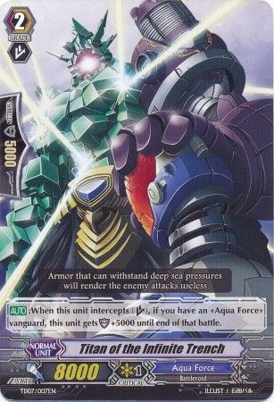 Titan of the Infinite Trench TD07 007EN Trial Deck 7 Descendants of the Marine Emperor Singles Titan of the Infinite Trench TD07 007EN Trial Deck 7 Descendants of the Marine Emperor Singles