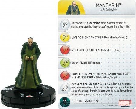 Mandarin #004 Iron Man 3 Movie Gravity Feed Marvel Heroclix