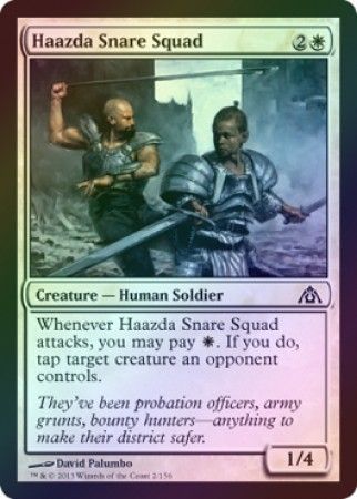 Haazda Snare Squad Foil Dragon s Maze Foil Singles Haazda Snare Squad Foil Dragon s Maze Foil Singles