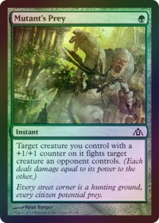 Mutant s Prey Foil Mutant s Prey Foil