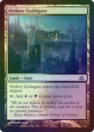 Orzhov Guildgate Foil Dragon s Maze Foil Singles Orzhov Guildgate Foil Dragon s Maze Foil Singles