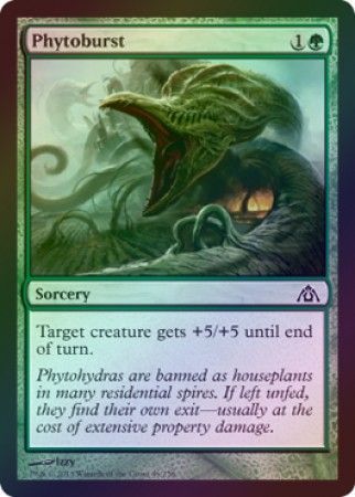 Phytoburst Foil Dragon s Maze Foil Singles Phytoburst Foil Dragon s Maze Foil Singles