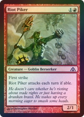 Riot Piker Foil Dragon s Maze Foil Singles Riot Piker Foil Dragon s Maze Foil Singles