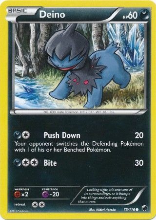 Deino 75 116 Common Black White 9 Plasma Freeze Singles Deino 75 116 Common Black White 9 Plasma Freeze Singles