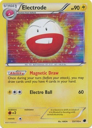 Electrode 33 116 Holo Rare Black White 9 Plasma Freeze Singles Electrode 33 116 Holo Rare Black White 9 Plasma Freeze Singles