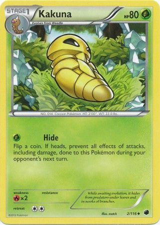 Kakuna 2 116 Uncommon Black White 9 Plasma Freeze Singles Kakuna 2 116 Uncommon Black White 9 Plasma Freeze Singles