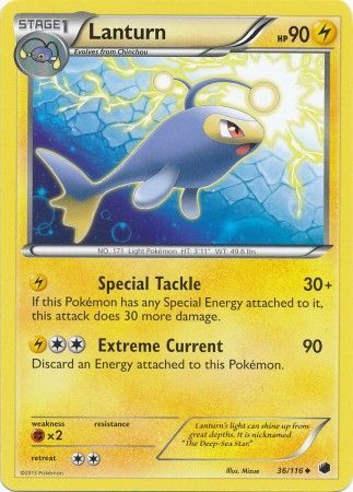 Lanturn 36 116 Uncommon Black White 9 Plasma Freeze Singles Lanturn 36 116 Uncommon Black White 9 Plasma Freeze Singles