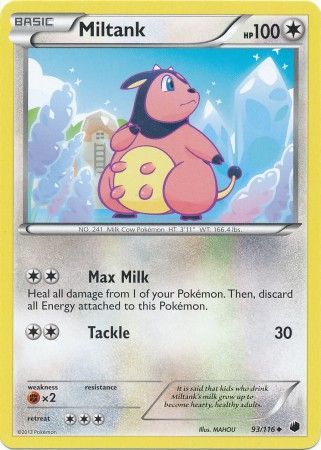 Miltank 93 116 Uncommon Black White 9 Plasma Freeze Singles Miltank 93 116 Uncommon Black White 9 Plasma Freeze Singles