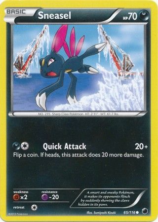 Sneasel 65 116 Common Sneasel 65 116 Common