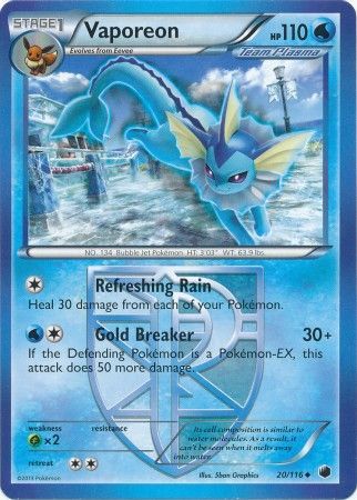 Vaporeon - 20/116 - Uncommon