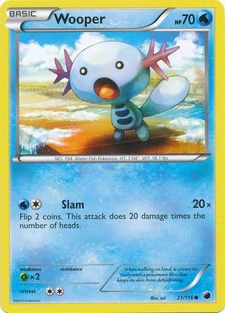 Wooper 21 116 Common Wooper 21 116 Common