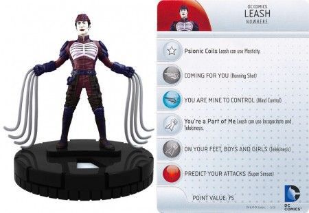 Heroclix Teen Titans set Leash #031 Uncommon figure w/card! 