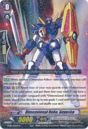 Dimensional Robo Goyusha BT08 026EN Rare R Dimensional Robo Goyusha BT08 026EN Rare R