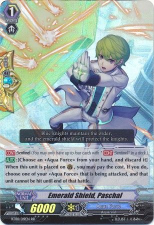 Emerald Shield, Paschal - BT08/019EN - Double Rare (RR) - Vol. 8: Blue ...