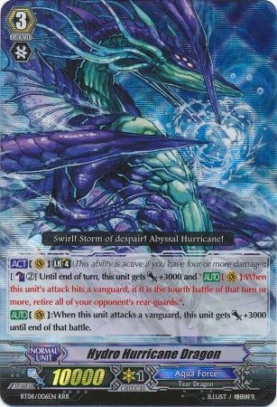 Hydro Hurricane Dragon BT08 006EN Triple Rare RRR Hydro Hurricane Dragon BT08 006EN Triple Rare RRR