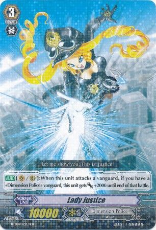 Lady Justice BT08 022EN Rare R Vol 8 Blue Storm Armada Singles Lady Justice BT08 022EN Rare R Vol 8 Blue Storm Armada Singles
