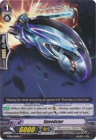 Speedster BT08 051EN Common C Speedster BT08 051EN Common C