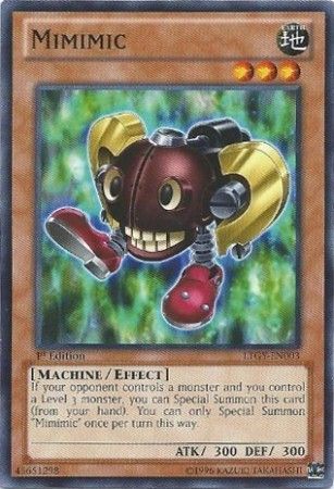 Mimimic LTGY EN003 Common 1st Edition Lord of the Tachyon Galaxy 1st Edition Singles Mimimic LTGY EN003 Common 1st Edition Lord of the Tachyon Galaxy 1st Edition Singles