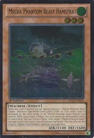 Ultimate Rare Mecha Phantom Beast Hamstrat LTGY EN025 1st Edition Lord of the Tachyon Galaxy 1st Edition Singles Ultimate Rare Mecha Phantom Beast Hamstrat LTGY EN025 1st Edition Lord of the Tachyon Galaxy 1st Edition Singles