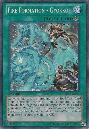 Fire Formation Gyokkou LTGY EN062 Super Rare 1st Edition Lord of the Tachyon Galaxy 1st Edition Singles Fire Formation Gyokkou LTGY EN062 Super Rare 1st Edition Lord of the Tachyon Galaxy 1st Edition Singles