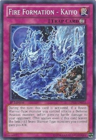 Fire Formation Kaiyo LTGY EN075 Common 1st Edition Lord of the Tachyon Galaxy 1st Edition Singles Fire Formation Kaiyo LTGY EN075 Common 1st Edition Lord of the Tachyon Galaxy 1st Edition Singles