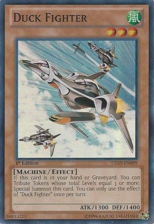Duck Fighter LTGY EN099 Super Rare 1st Edition Lord of the Tachyon Galaxy 1st Edition Singles Duck Fighter LTGY EN099 Super Rare 1st Edition Lord of the Tachyon Galaxy 1st Edition Singles