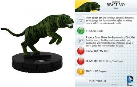 Beast Boy Tiger 021 Teen Titans DC Heroclix Teen Titans Booster Set Beast Boy Tiger 021 Teen Titans DC Heroclix Teen Titans Booster Set