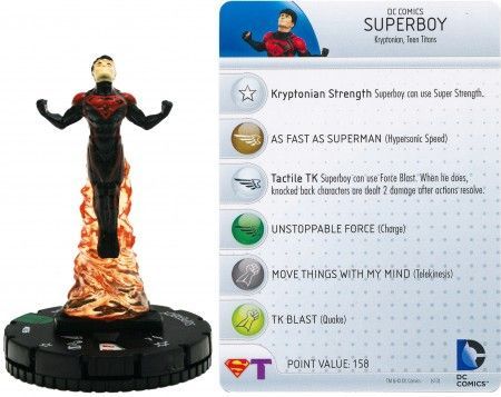 Heroclix Teen Titans set NOWHERE Soldier #205 Gravity Feed figure w/card!