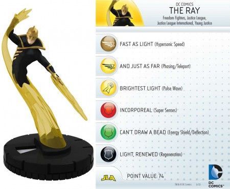 The Ray 054 Teen Titans DC Heroclix Teen Titans Booster Set The Ray 054 Teen Titans DC Heroclix Teen Titans Booster Set