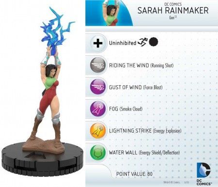 Sarah Rainmaker 073 Teen Titans DC Heroclix Teen Titans Booster Set Sarah Rainmaker 073 Teen Titans DC Heroclix Teen Titans Booster Set