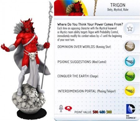 Trigon G001 Teen Titans DC Heroclix Teen Titans Booster Set Trigon G001 Teen Titans DC Heroclix Teen Titans Booster Set